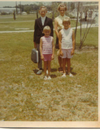 Us kids..Joey, Debbie, Becky and Me 1967