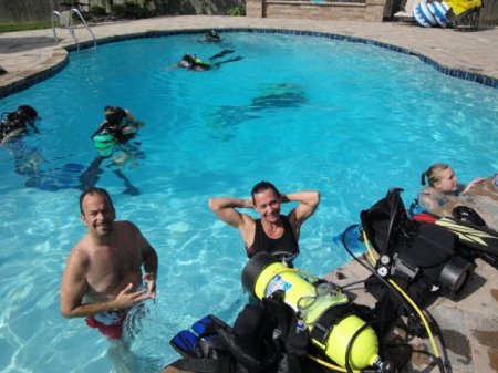 Scuba diving class 2009