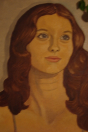 Aunt Polly's painting of Vicki