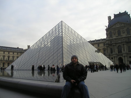 Me at the Louvre in Paris