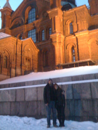 Lori and Nate in Helsinki