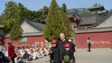 Shaolin Temple behind wall