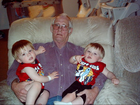 James and Great grandsons Aiden and Braydon