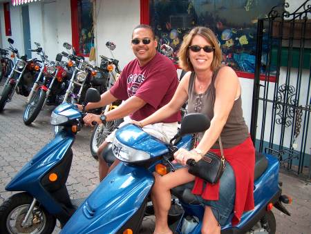 Mopeds in Hawaii (Lonnie and Roslyn)
