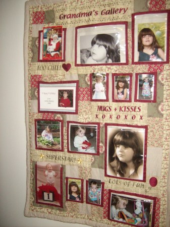 My Grandma photo quilt