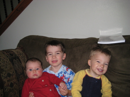 My grandsons, Colter, Connor and Caleb