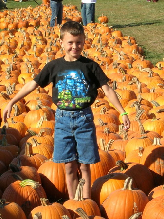Jack at the Pumpkin Patch