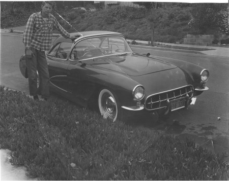 Craig and Corvette in 1961