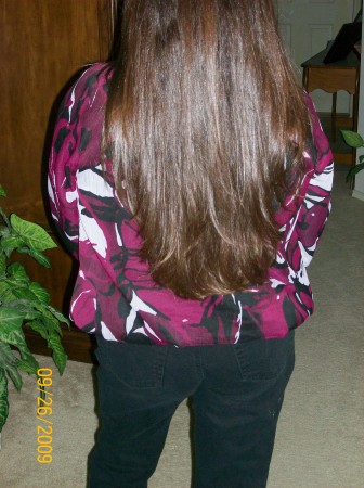 Look how long, My hair is
