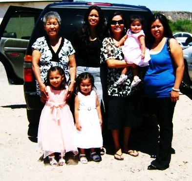 My mom, sisters, & nieces!