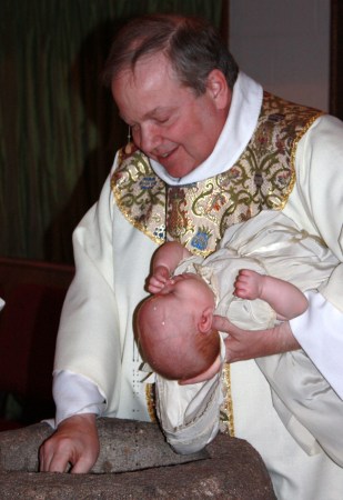 Baptizing Colin William Brown