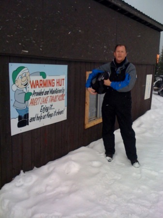 Warming Hut at Priest Lake