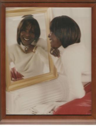 Reflections Of A Beautiful Black Woman.