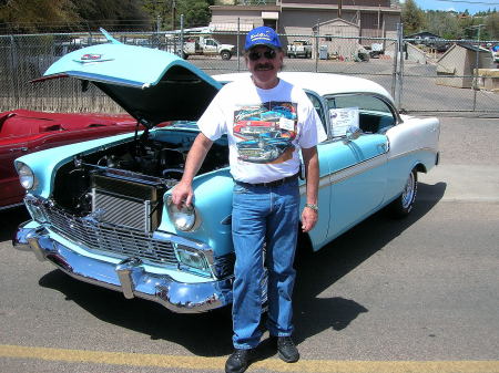 My Bro Wes and his '56 Bel Air