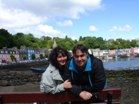 Miro and I in Scotland