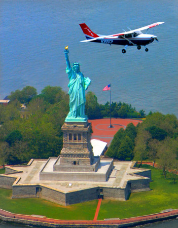 Civil Air Patrol and Statue of Liberty