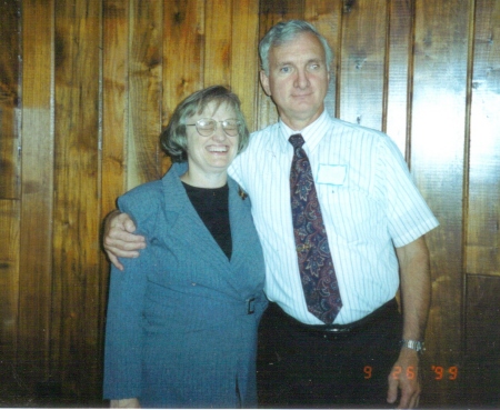 Carl and Maxine at Campbell Folk Art School