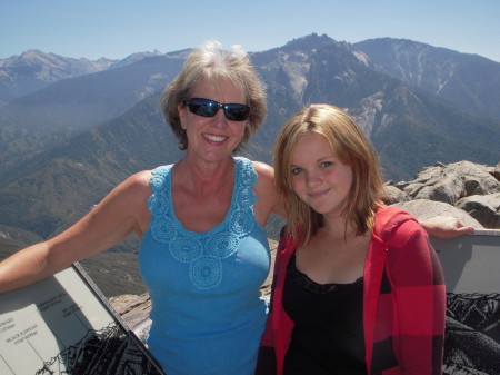 Me and daughter Jennifer Sequoias 2009