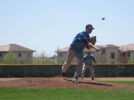 Bryan Playing Baseball at college