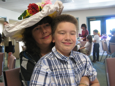 Grandma & Josh at Spring Tea