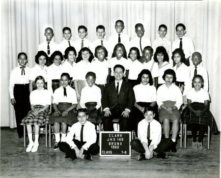 Clark JHS 149  Seventh Grade - 1960