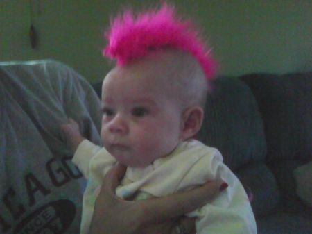 My grandma needs a Job! She made me a mohawk