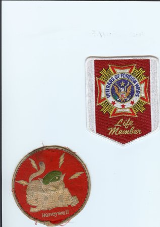 VFW LIFER Patch & My SOLCA Cat Patch