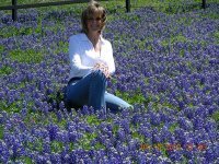 Rebecca in Bluebonnets at Sweetwater