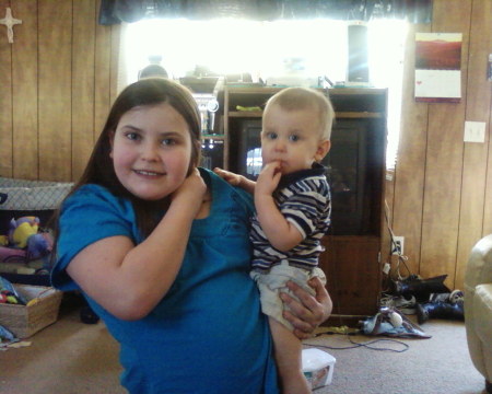 daughter and my grandson