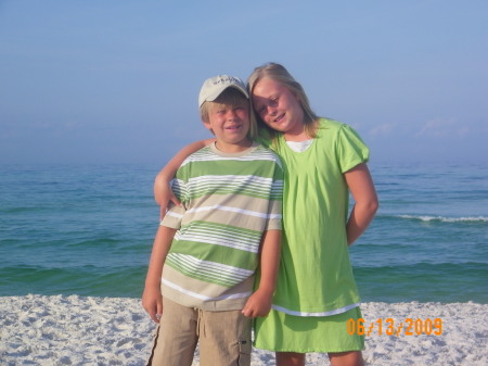 Our Children, Carlie and Evan in Seaside, FL