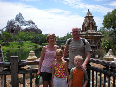 Family at Disneyworld