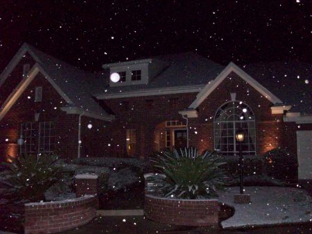 SNOW in southeast Texas!