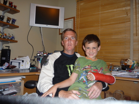 Me and my 8 year old son Cameron.