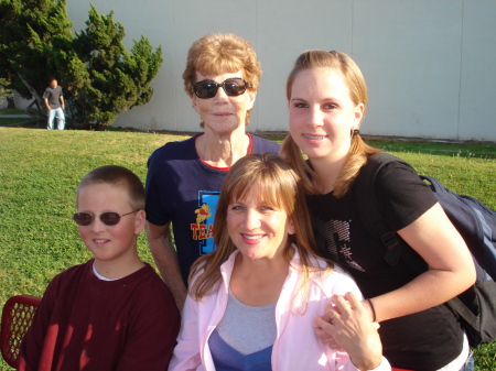 David, My Mom, Nicole, & Me. April 2008