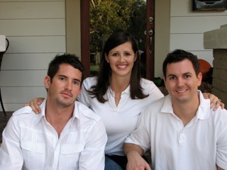 My son, daughter and her husband, Tony