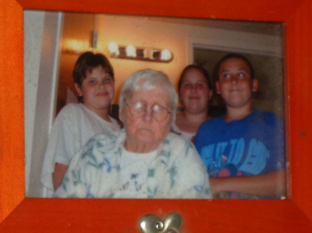 my gram with my kids 2005