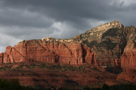 Sedona, AZ before a storm