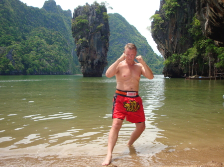 On James Bond Island in Thailand