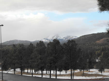 Distant view of "Old Baldy"