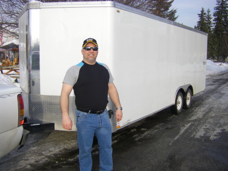 David & his Mach 1 trailer