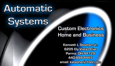 automatic systems business card