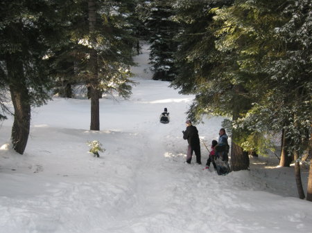 Backyard at Tahoe Donner