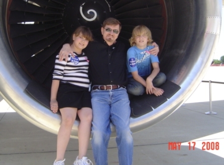 With Ian & Brianna at Andrews AFB May 17 '08