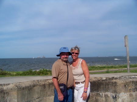 myself and Ronald on the Gulf Shores July 2009