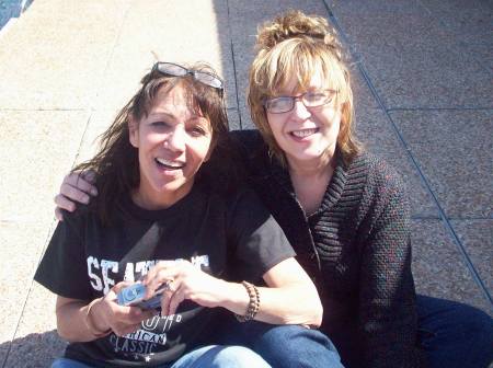 Linda Cholhagian and me 2009 visit