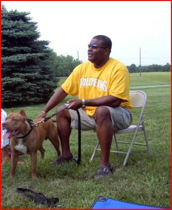 My son Al and his dog Taz