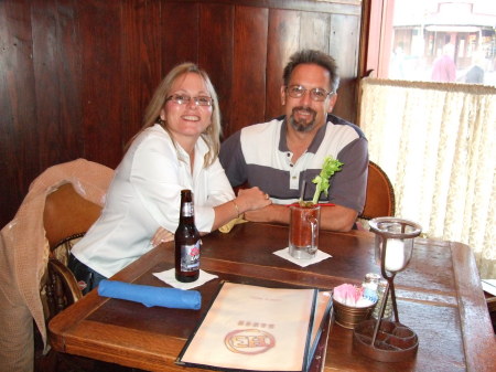 Cheryl my wife and I Fort Worth Stock Yards 08