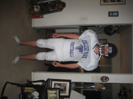 My College Park Falcon football player.