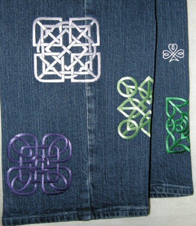 Custom Jeans - Celtic Designs