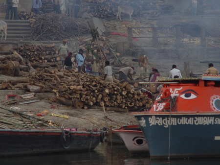 Funeral Fires in Varanasi, India